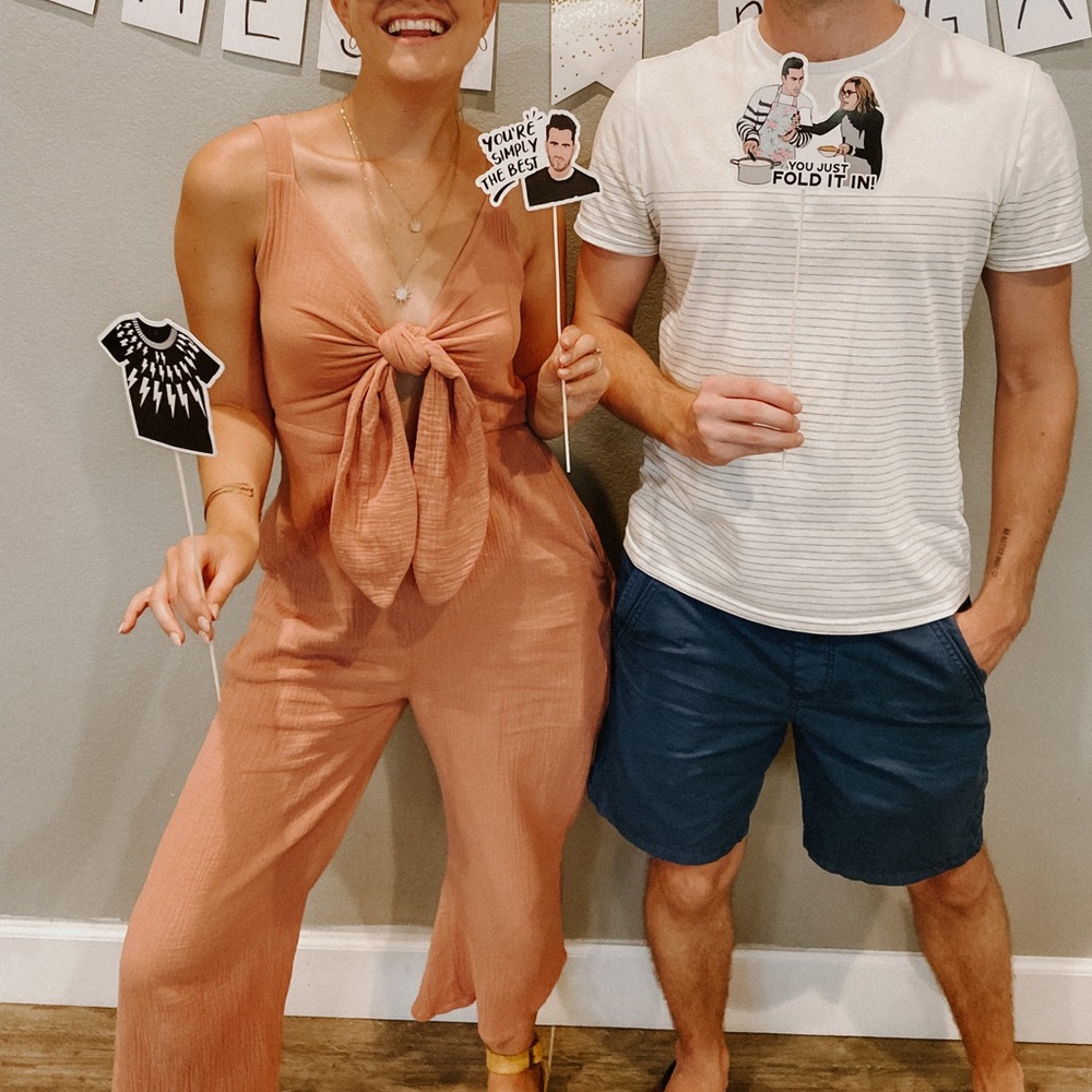 Pink jumpsuit